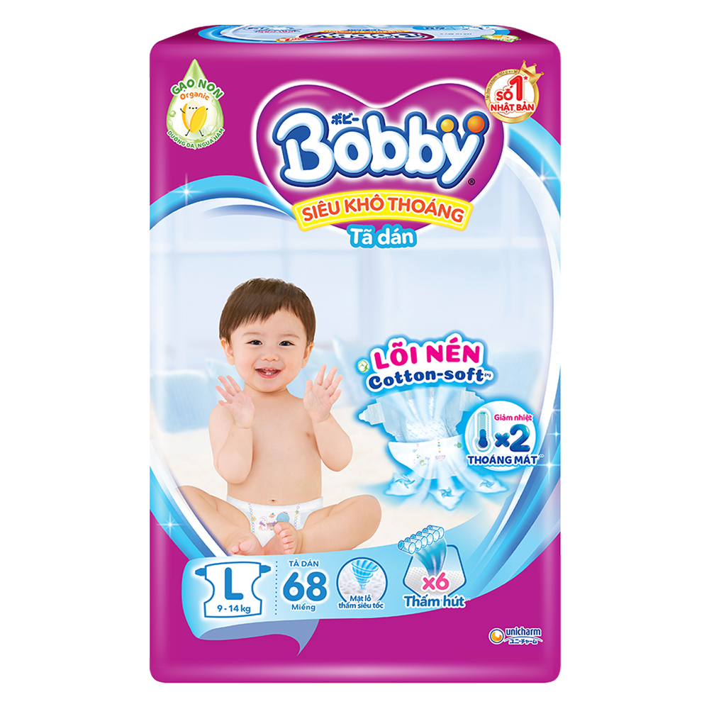 Tã dán Bobby L 68