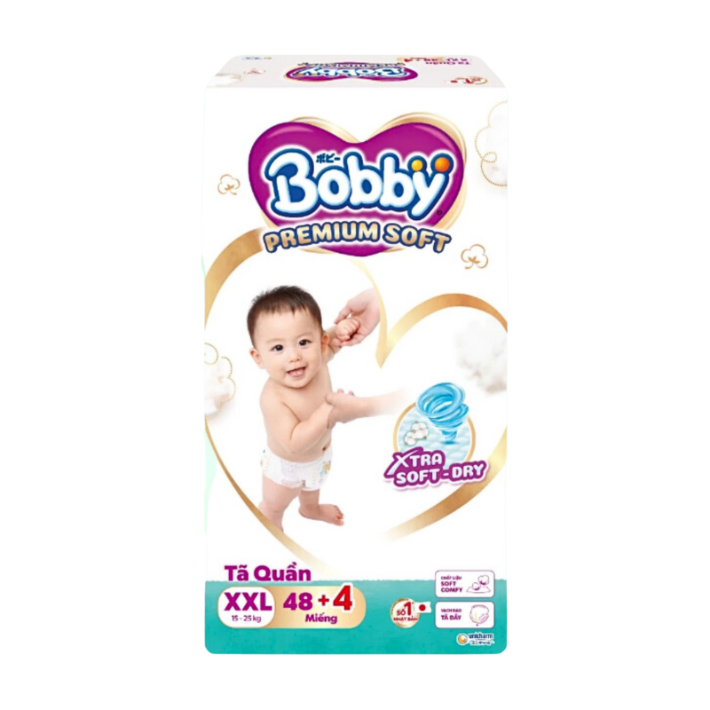 Tã quần Bobby Premium Soft XXL 48