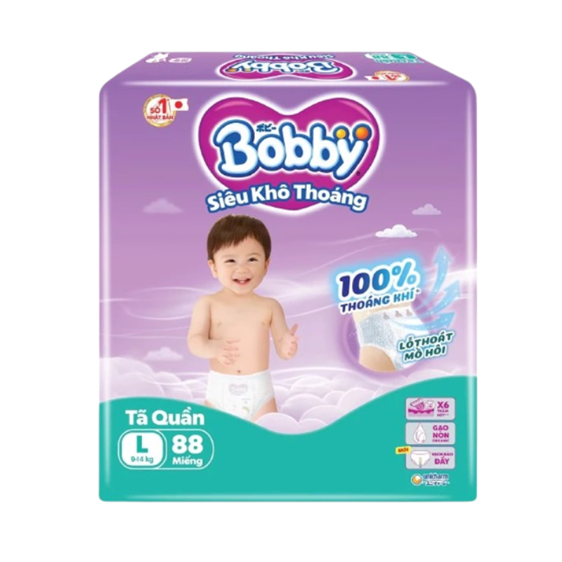 Tã quần Bobby size L 88