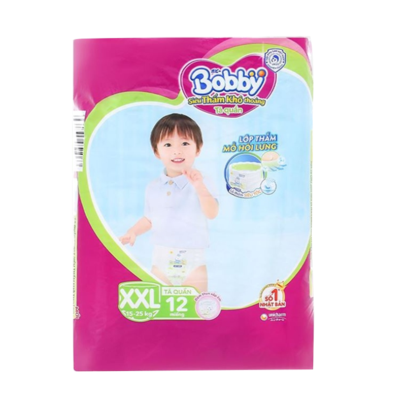 Tã quần Bobby XXL 12