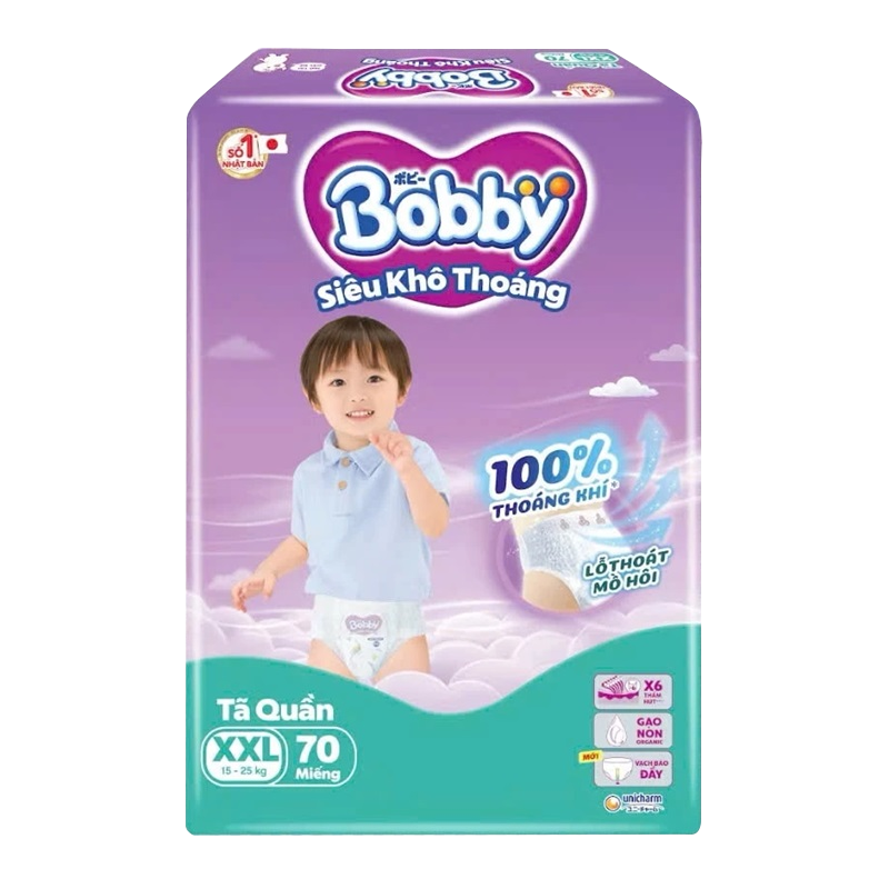 Tã quần Bobby XXL 70