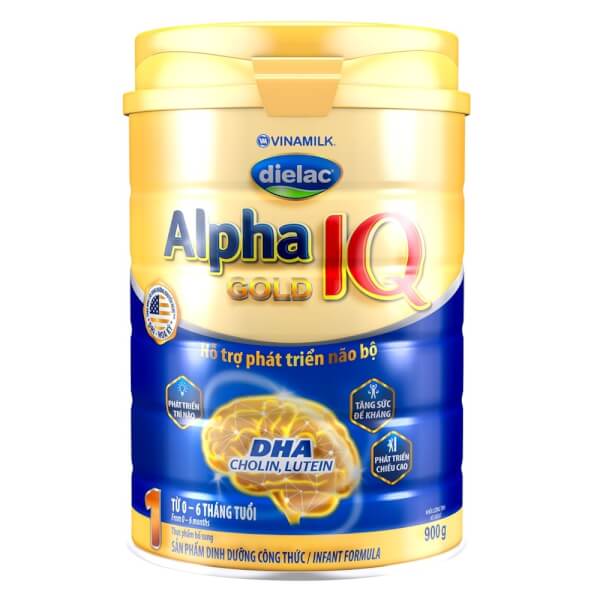 Dielac Alpha IQ Gold Sữa non Số 1 900g