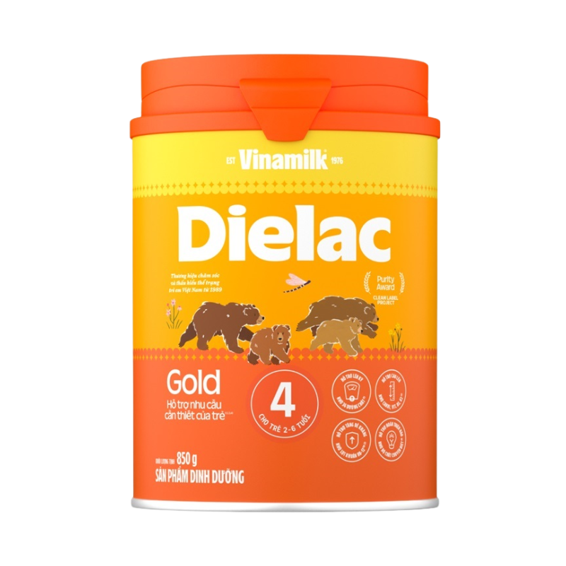 Dielac Alpha Gold Số 4 850g