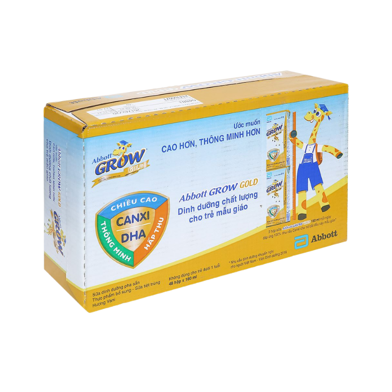 Grow Abbott 180ml 11+1 (Thùng 48 Hộp)