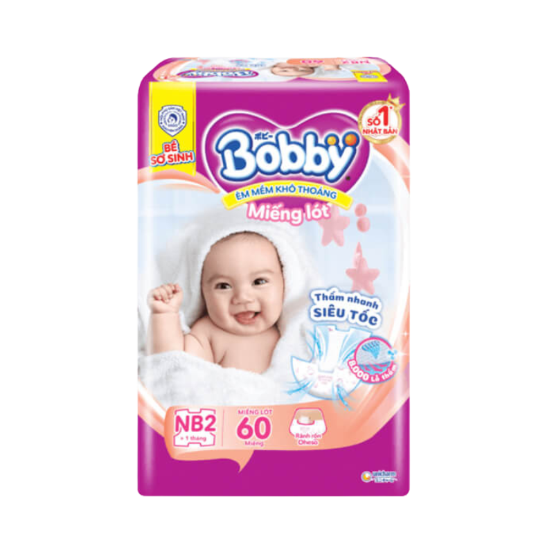 Miếng lót Bobby NB2 60