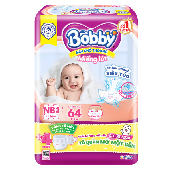 Miếng lót Bobby NB1 64