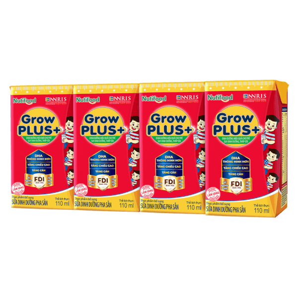 Sữa Grow Plus Đỏ 110ml
