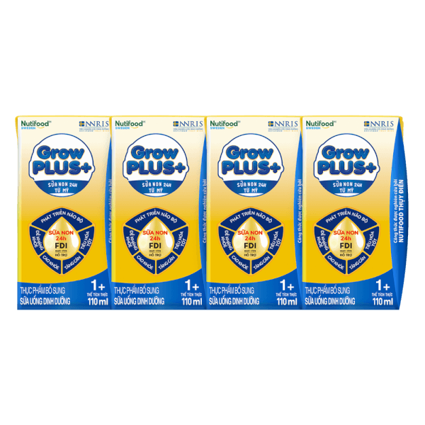 Sữa Grow Plus Vàng 110ml 1+