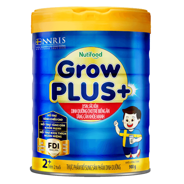 Sữa Bột Grow Plus Xanh 2+ 900G