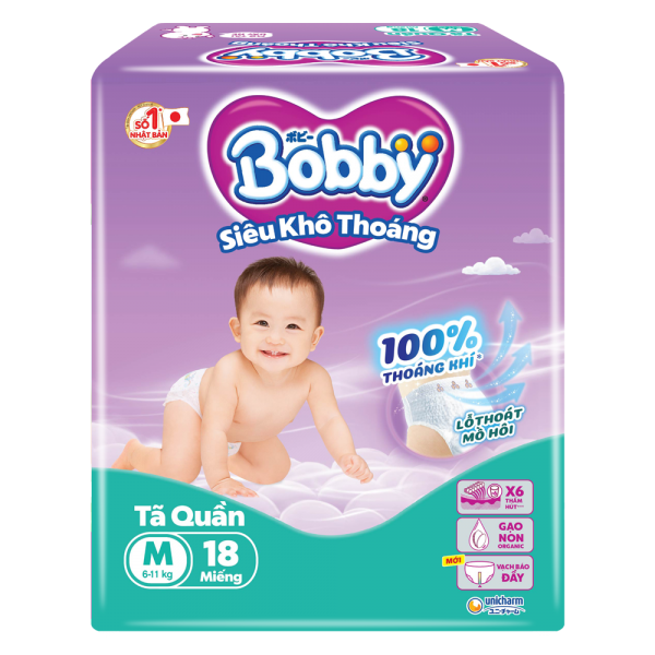 Tã quần Bobby M 18